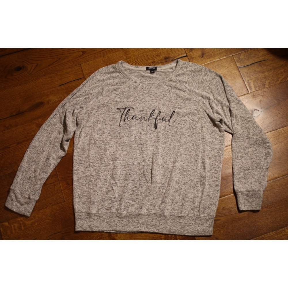 Buffalo David Button Womans Sweatshirt Size Large